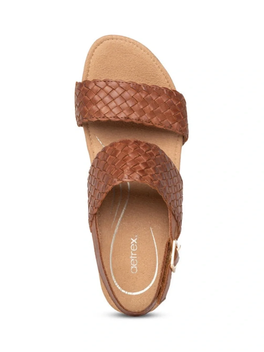 Aetrex braided leather
